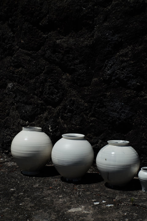Window Store Moon Jars