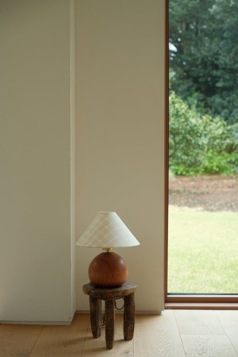 Chestnut Lamp in Cherry (Butter Yellow)